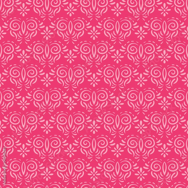 Fototapeta Seamless floral pattern