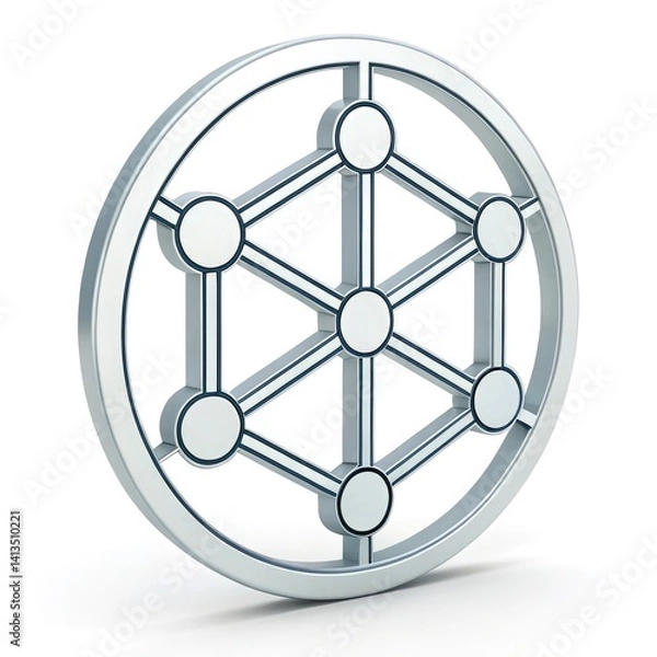 Fototapeta social network connection