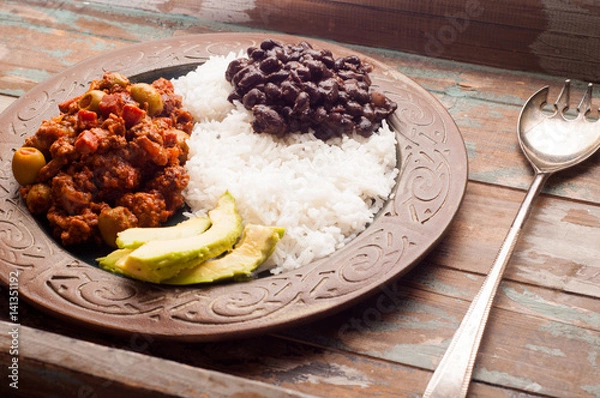 Obraz Kubańska wołowina Picadillo