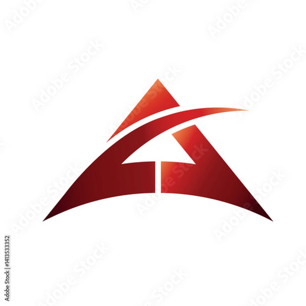 Obraz symbol with the letter A, logo