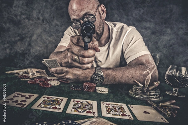 Fototapeta Poker Face