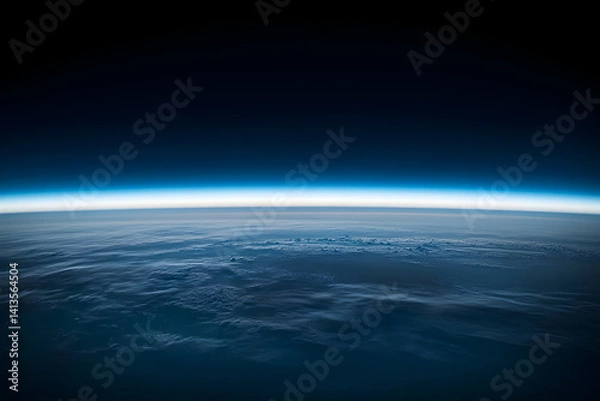 Fototapeta Infinite Horizons: A Meditation on Serenity and Space in Minimalist Form