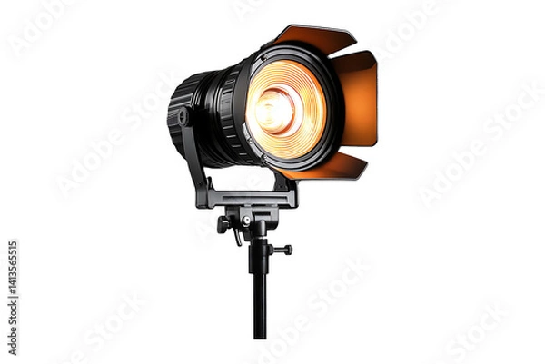 Obraz Professional studio light isolated on transparent background
