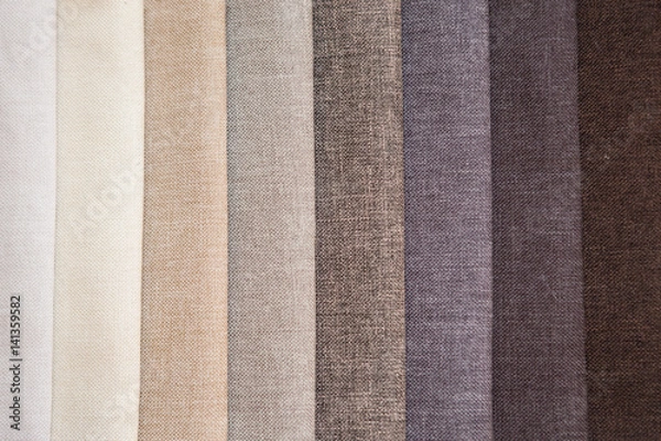 Obraz Texture tissu assortiment brun