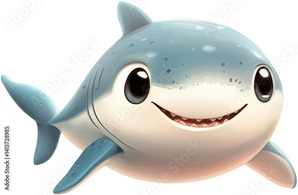 Obraz 귀여운 상어