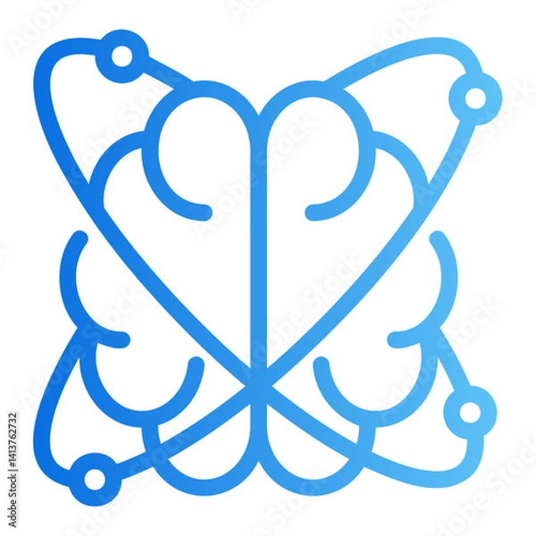 Obraz brainstorm Gradient icon