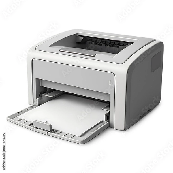 Obraz printer isolated on white background