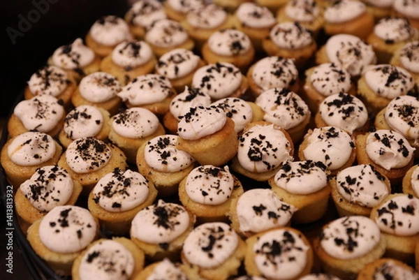 Obraz dessert muffins