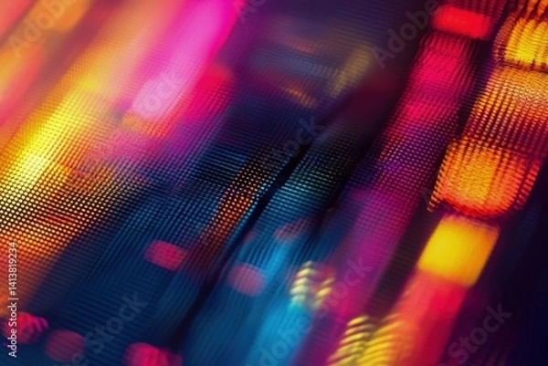Fototapeta Colorful Abstract Background with Light Patterns and Textures
