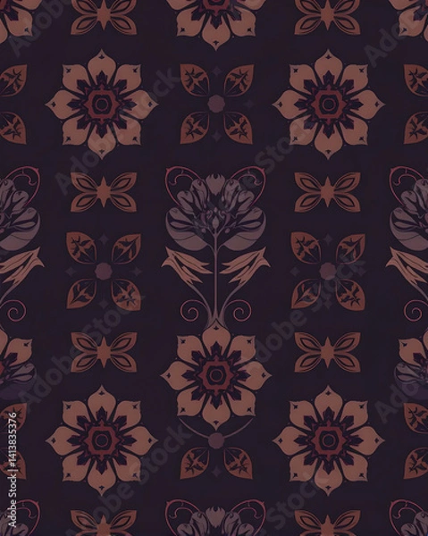 Fototapeta Elegant Seamless Pattern Background Design
