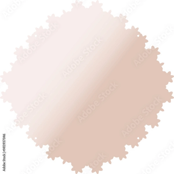 Fototapeta Pastel Gradient Abstract Icons – Soft Minimal Symbols for Gentle User Interfaces, Branding, and Creative Design Projects