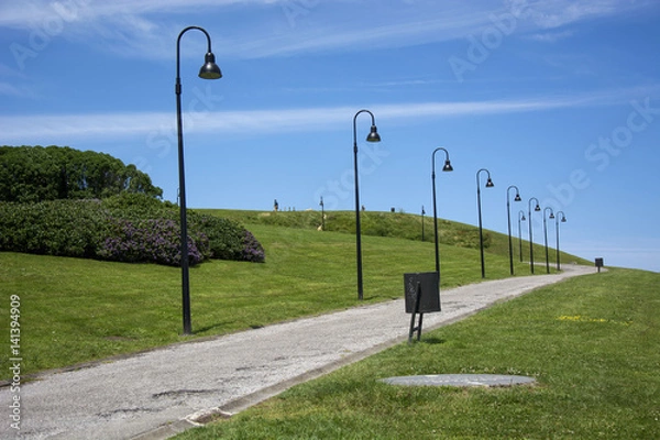 Obraz Way and streetlights