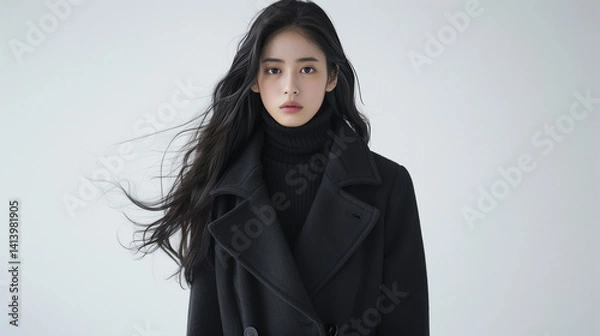 Obraz 若い日本人の女性のファッションモデル　クール