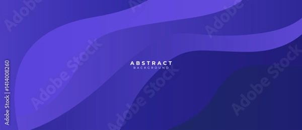 Fototapeta Abstract blue wave design with flowing lines and smooth texture