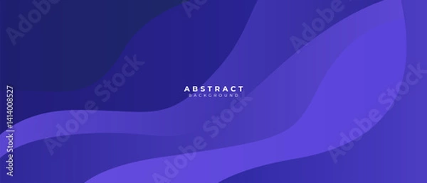 Fototapeta Abstract blue wave design with flowing lines and smooth texture