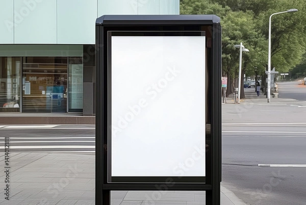 Fototapeta 전광판, 스크린, 빌보드, 광고, 목업