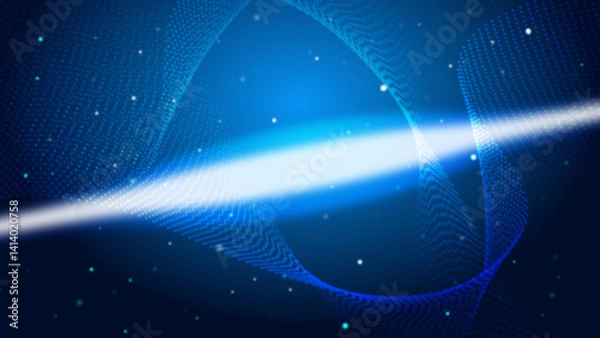 Obraz 仮想空間のような背景イメージ