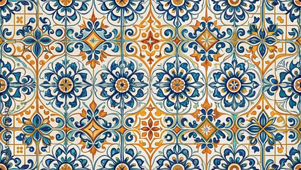 Fototapeta Portugal Pattern  Minimal  Vector