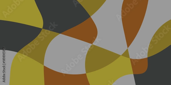 Obraz Abstract multicolored organic mosaic design background. Colorful vector illustration backdrop.