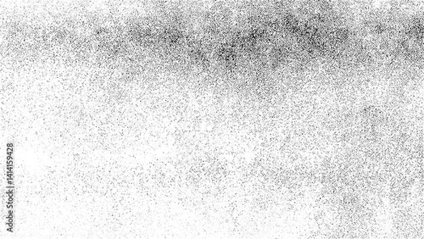 Fototapeta Grain noise background, gradient pattern with vector dust dots grunge texture, old, grunge background texture, Heavy grunge or grime marks on transparent background. 