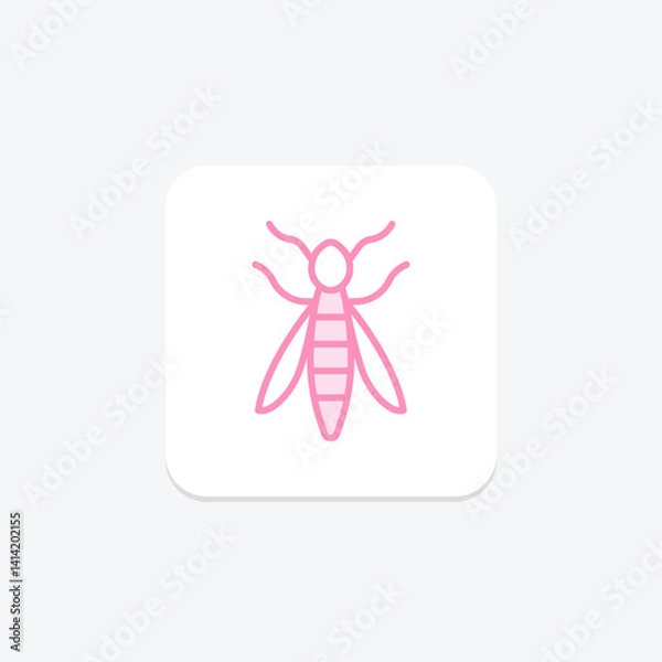 Fototapeta Wasp, vector, pixel perfect, illustrator file