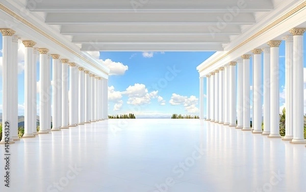 Fototapeta Grand Colonnade, View of Sky