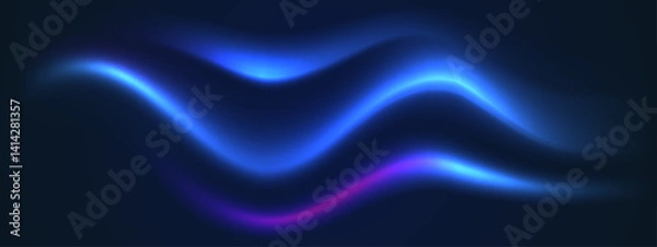 Fototapeta Gradient background. Vector abstract illustration. Design for wallpaper, background, poster, banner, invitation.