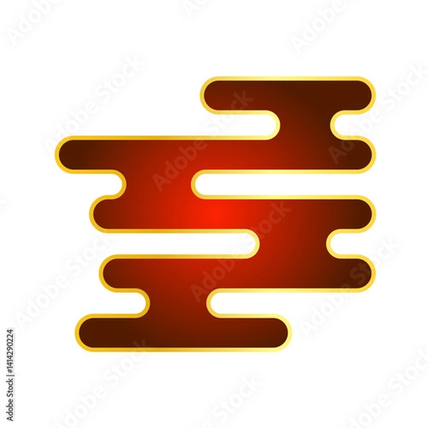 Obraz Lunar Chinese Cloud