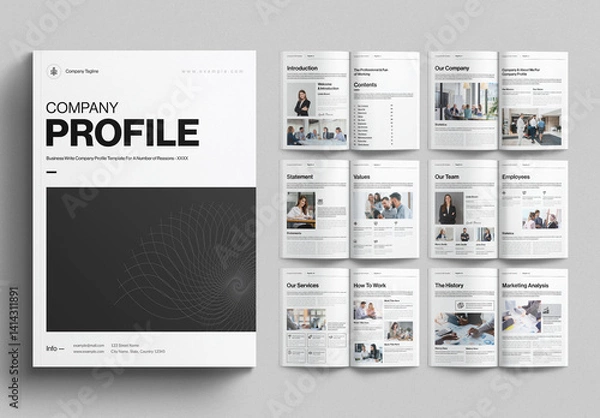 Fototapeta Company Profile Template