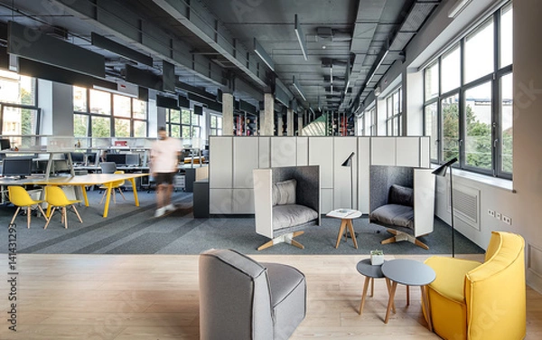 Obraz Coworking w stylu loft