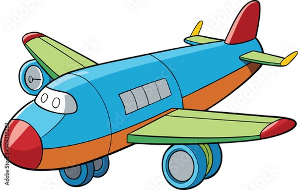 Obraz vector illustration of airplane