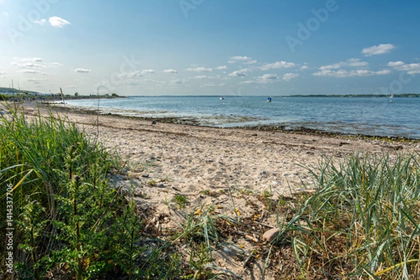 Obraz Serene beach in Westerholz at the Baltic Sea in Northern Germany