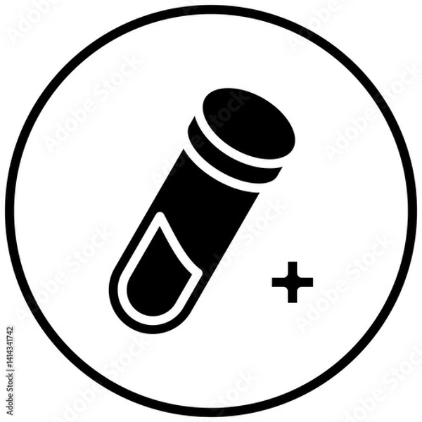 Fototapeta Vector Design Blood Sample Icon Style