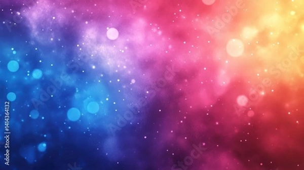 Fototapeta Celestial Nebula: A Symphony of Colors