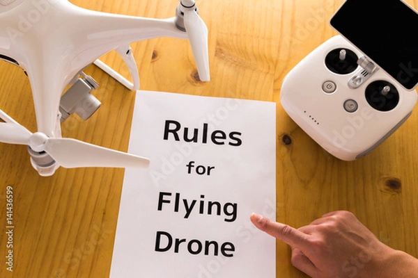 Obraz Rules for flying drone