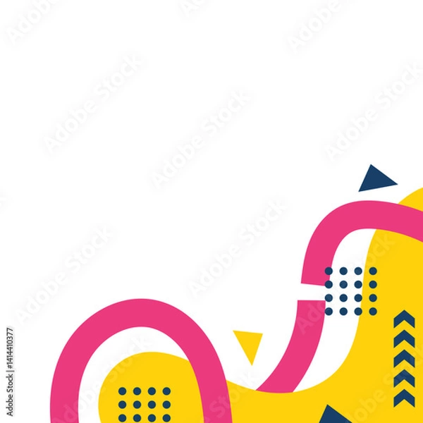 Obraz Cute Memphis Corner