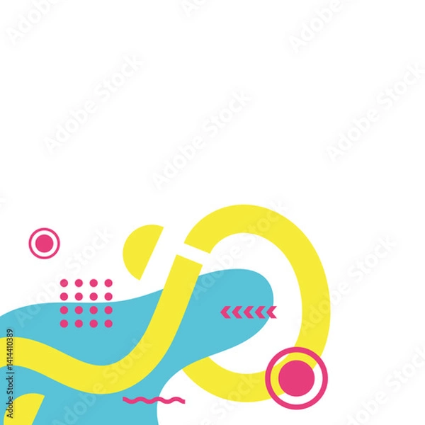 Obraz Cute Memphis Corner