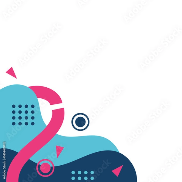 Obraz Cute Memphis Corner