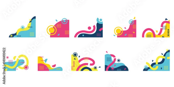 Obraz Cute Memphis Corner