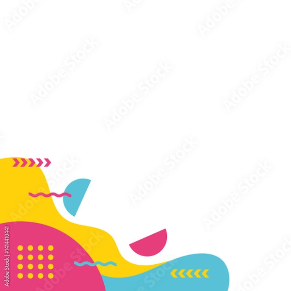 Obraz Cute Memphis Corner