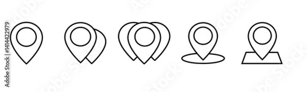 Obraz GPS location Map pointer icon