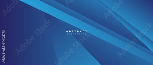 Obraz Blue Abstract Digital Background for Technology and Business Design