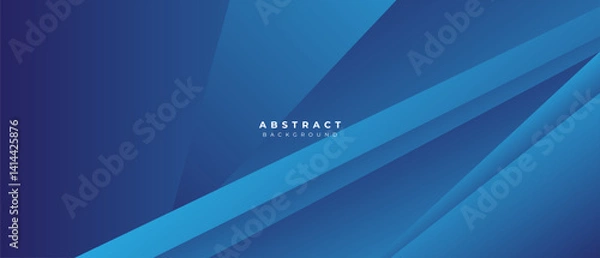 Obraz Blue Abstract Digital Background for Technology and Business Design