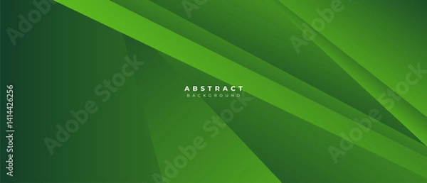 Obraz Green Abstract Digital Background for Technology and Business Design
