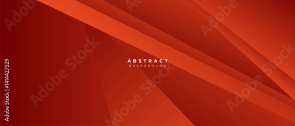 Obraz Red Abstract Digital Background for Technology and Business Design
