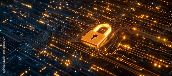 Fototapeta デジタルセキュリティのイメージ