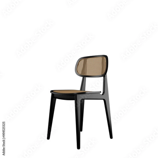 Obraz wooden chair with transparent background