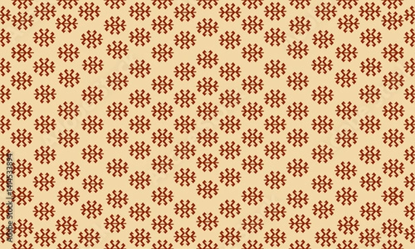 Fototapeta Navajo Tribal and Native American seamless pattern Ethnic SouthWestern decor style. Boho geometric ornament. Vector seamless pattern. Mexican blanket, rug,Woven, carpet, Aztec ornament pattern