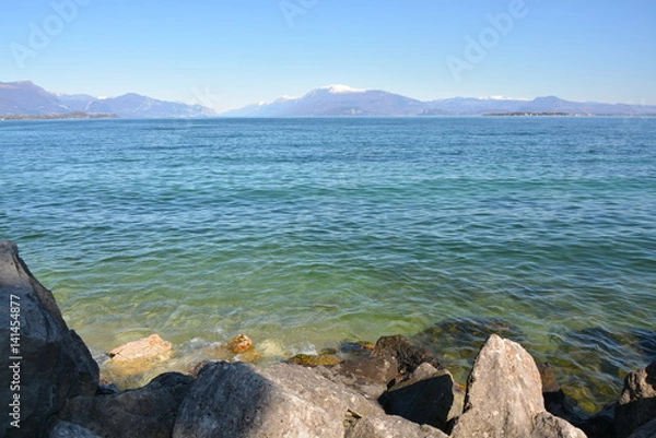 Obraz  Lake and mountains