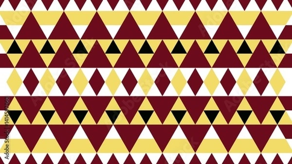 Fototapeta triangular motif. triangle pattern. tribal motif. triangle background. HD